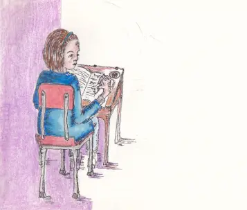 Élisabeth à l'école, l’épilepsie est une histoire de famille
